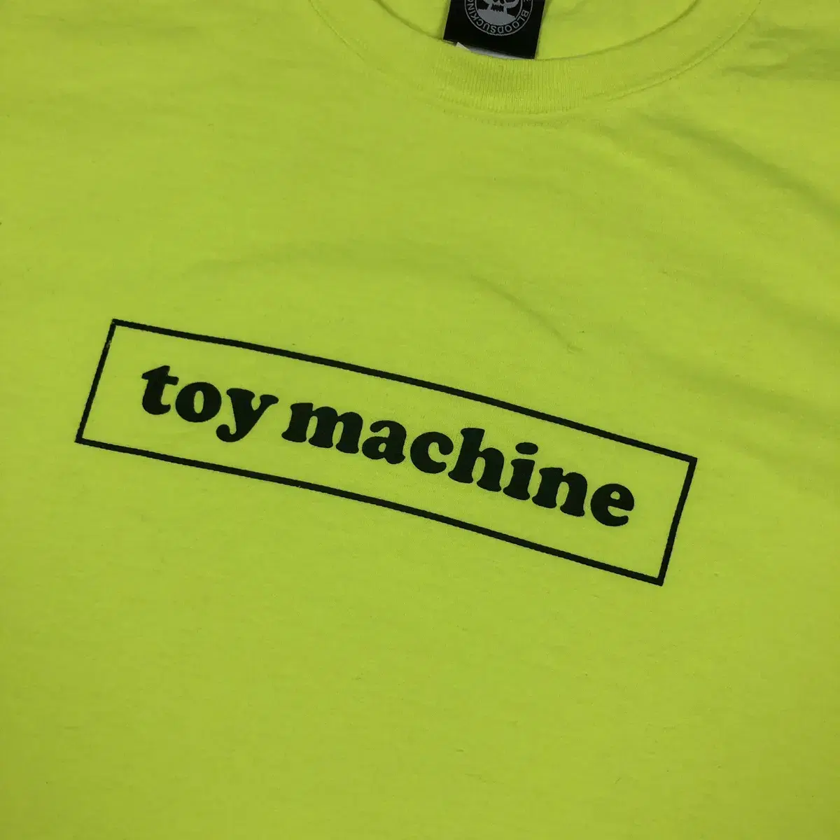 90s 토이머신 toy machine 박스로고 프린트 반팔티셔츠