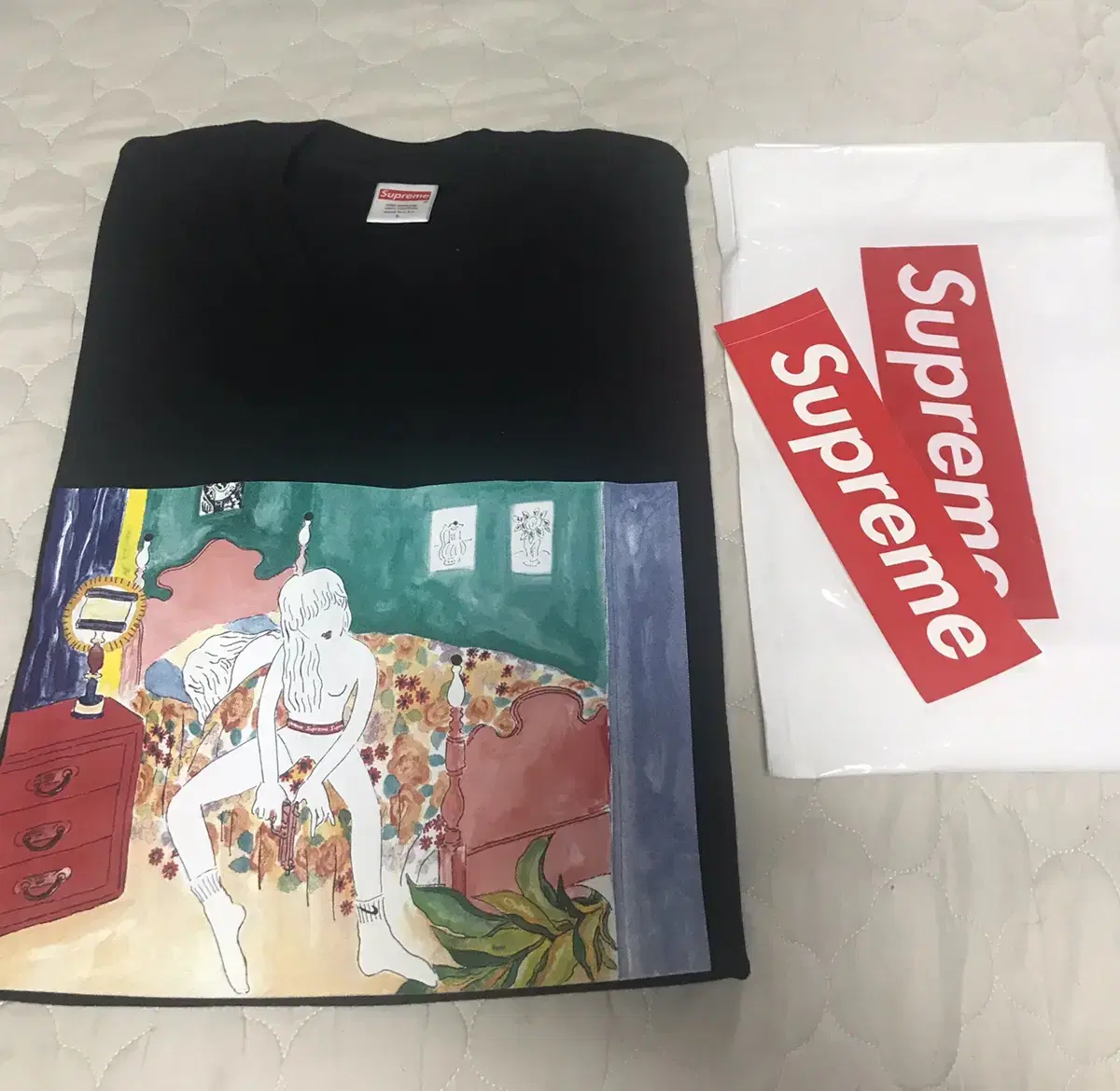 Supreme Bedroom Short Sleeve Black