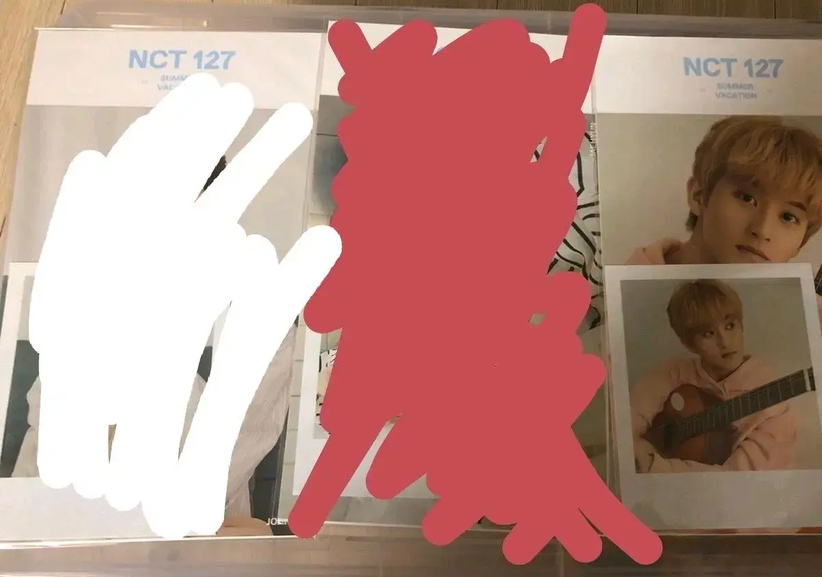 NCT127 Johnny/Mark Postcard + Polaroid Set