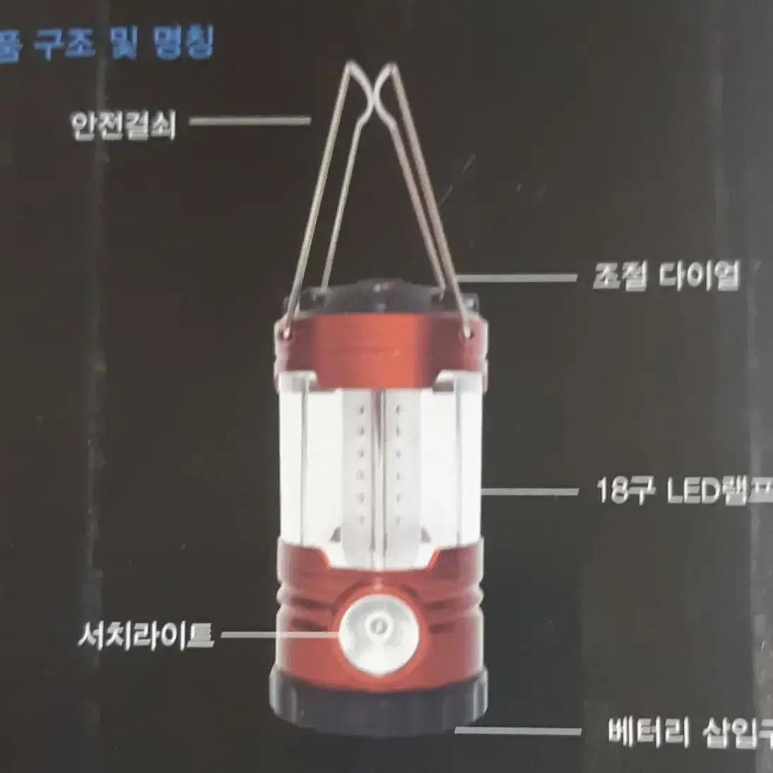 캠핑랜턴 & 써치낚시등 (새상품 미개봉)