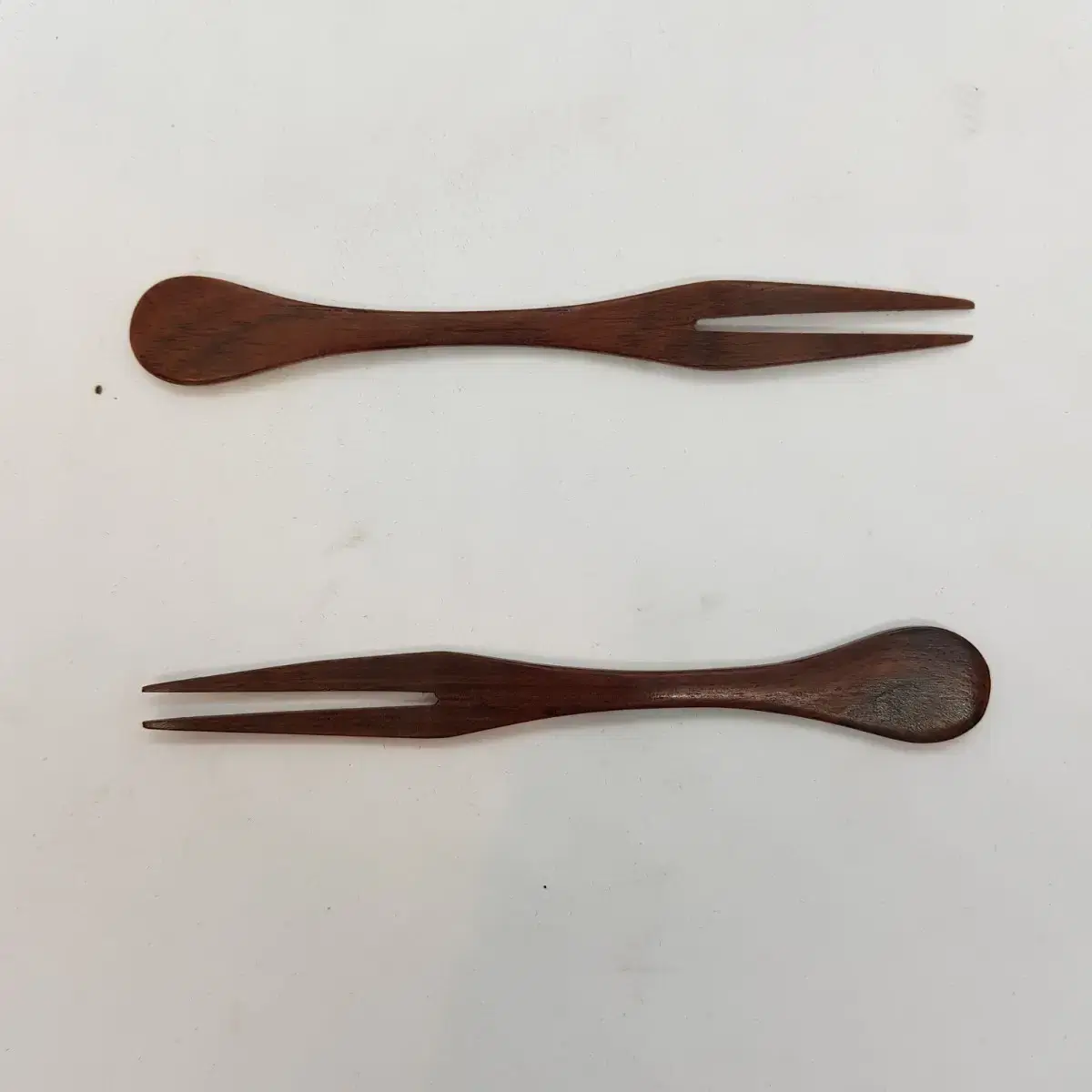 진짜 자단 rosewood  고급부위로 만든 수제품 나무 포크