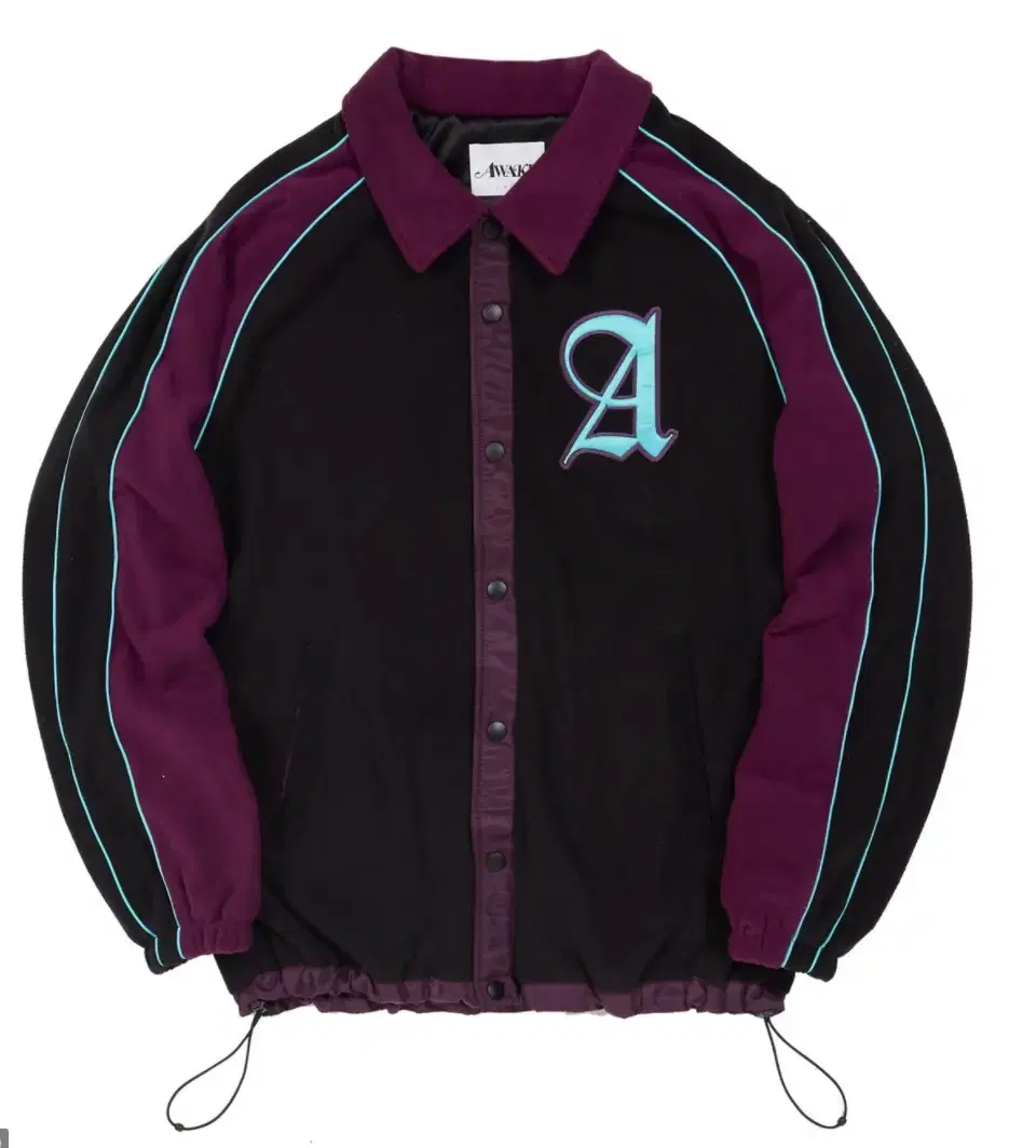 Awake Fleece Baseball Jacket L