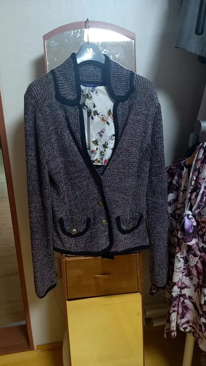 Keith Genuine Tweed Luxury Cardigan Jacket