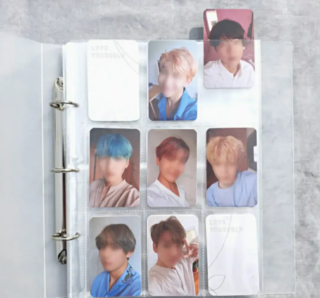 Photocard binder sells inlay paper