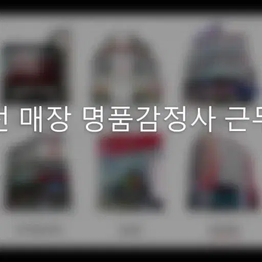 (후기왕)전 명품 감정사(정가품 감정)