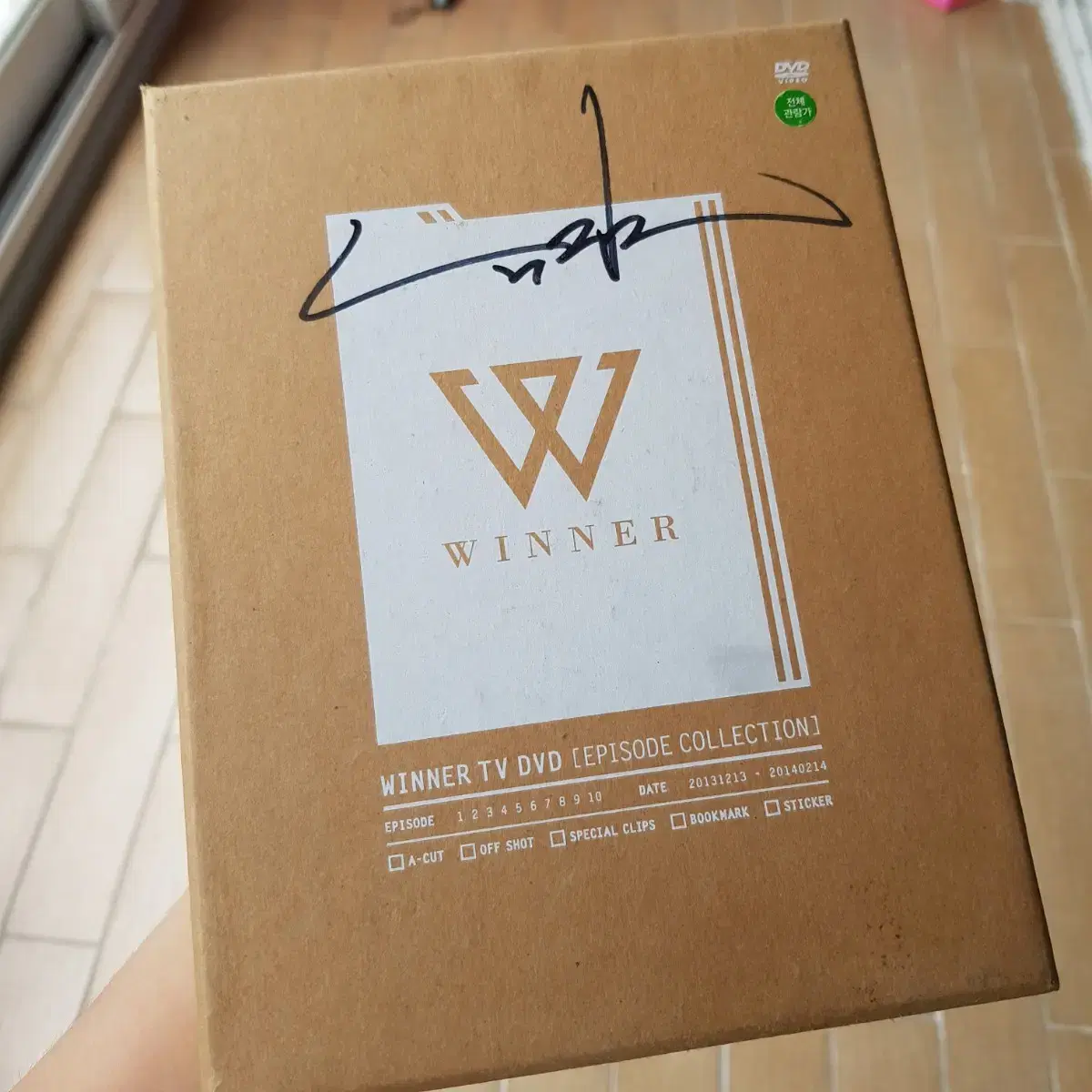 WINNER TV WINNER TV DVD Nam Taehyun autographed