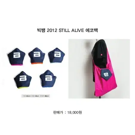 Big Bang 2012 Still Alive Eco-bag  gd 빅뱅