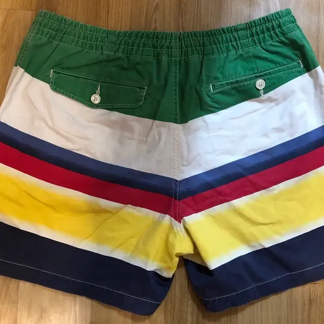 POLO Cp-93 Striped Stretch Twill Shorts