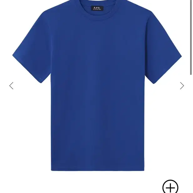 A.P.C 아페쎄 티셔츠 로얄블루 jules t-shirts blue