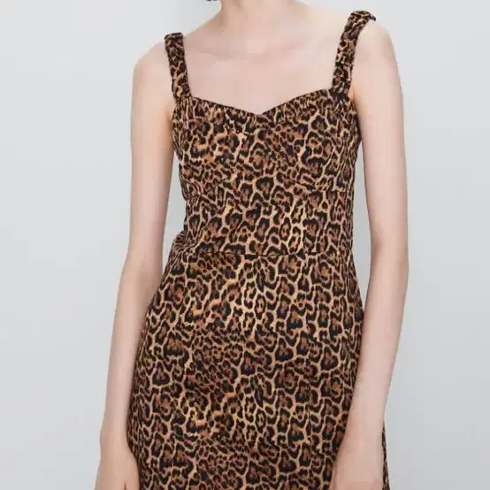 zara leopard mini dress  자라 레오파드 미니 드레스