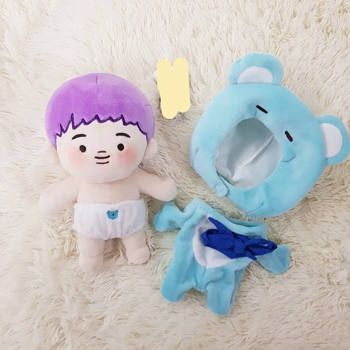 방탄 정국 남준 인형 알쿠 램몬 20cm 일괄양도