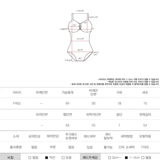 새상품) 청순섹시모노키니