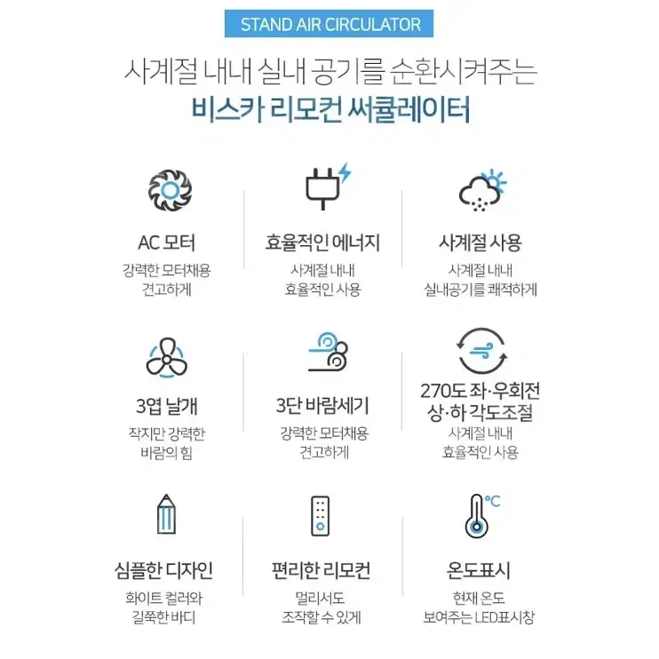 VISKA 비스카 써큘레이터 (미개봉)(새상품)