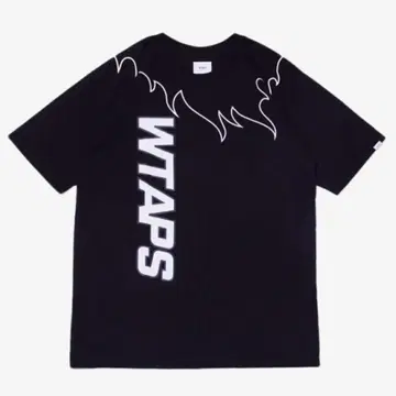 정품 wtaps 더블탭스 20SS FLAMES SS TEE BLAC | 브랜드 중고거래