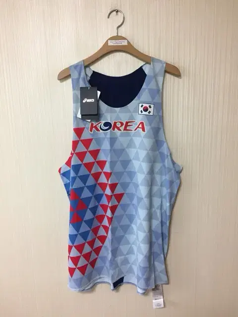 아식스국대 국대KOREA 국가대표트레이닝탑(나시) 5XL(125)