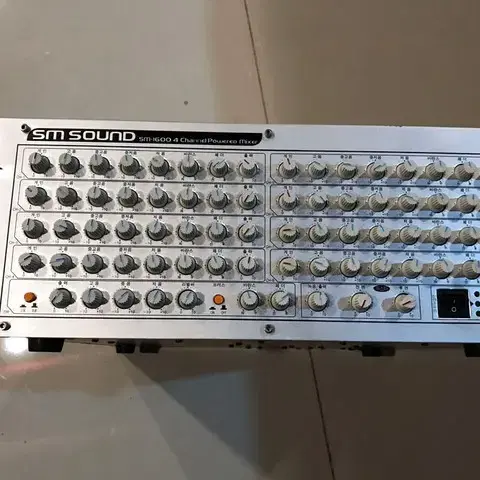 sm1600 4채널 파워드믹서(룸앰프)