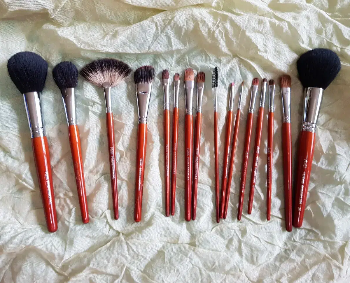 Makeup brush set of 16 in bulk