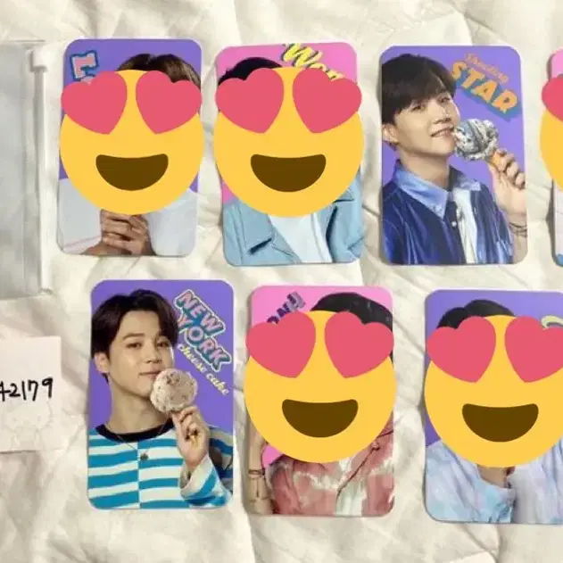 BTS 배라 블럭팩 block pack 포토 카드 photo card