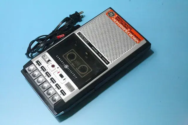 General Electric Portable Cassette Recorder