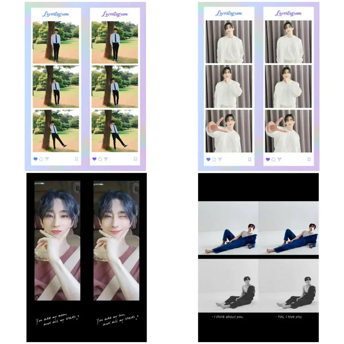 X1 x1 viction han seungwoo Necut Photo Card 4pcs Ranbong Ranbak Bulk Available Goods