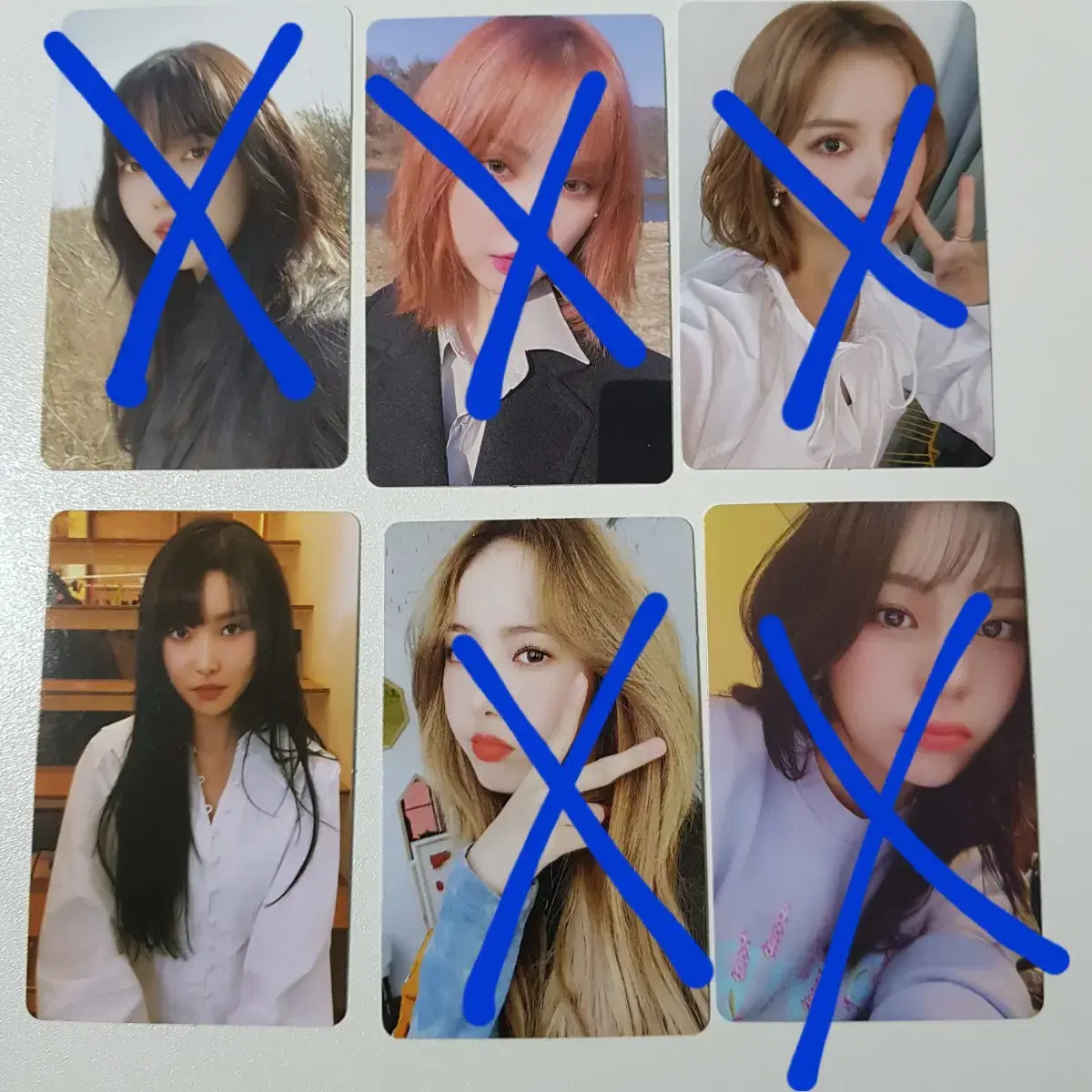 gfriend yuju intersection album photocard sells