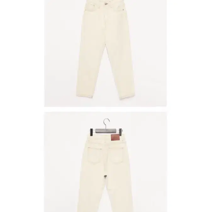 다이애그널 Diagnal Dart Denim Pants (ivory)