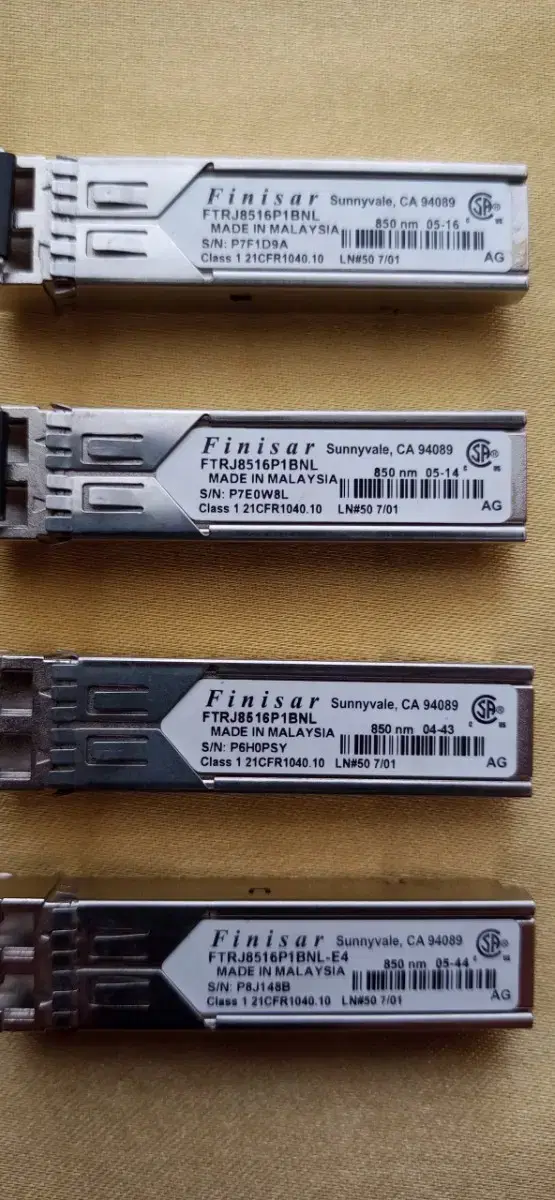 Finisar FTRJ8516P1BNL (optical module) Gigabit Ethernet (GBIC) for sale.