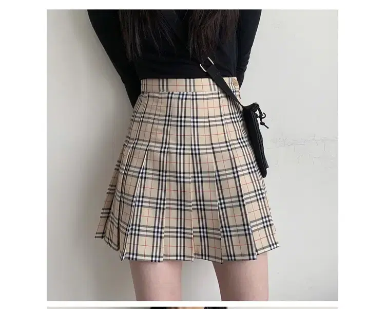 Checked tennis skirt