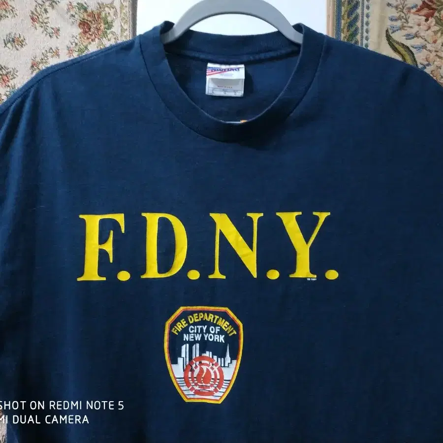 L Murina 빈티지  FDNY 티셔츠