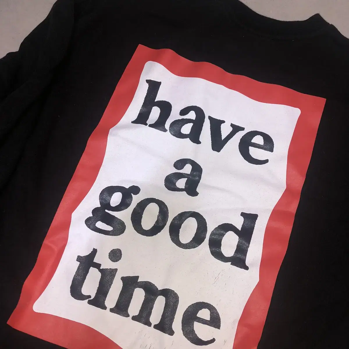 Have a Good Time Black Man-to-Man XL