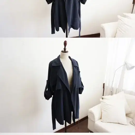 퍼빗 트렌치 코트 네이비 merline trench coat(navy)