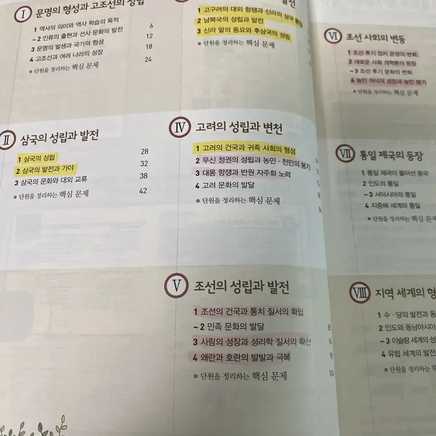 비상 중등 역사 평가문제집