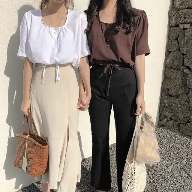 beige mermaid skirt 베이지 머메이드 스커트