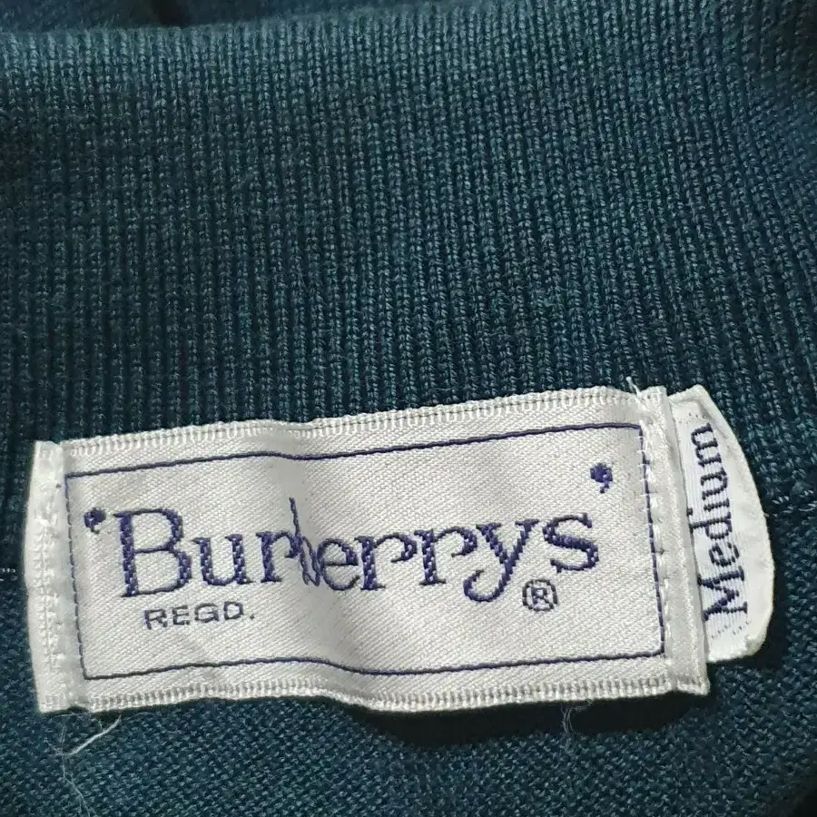 Burberry s  블루 면니트셔츠