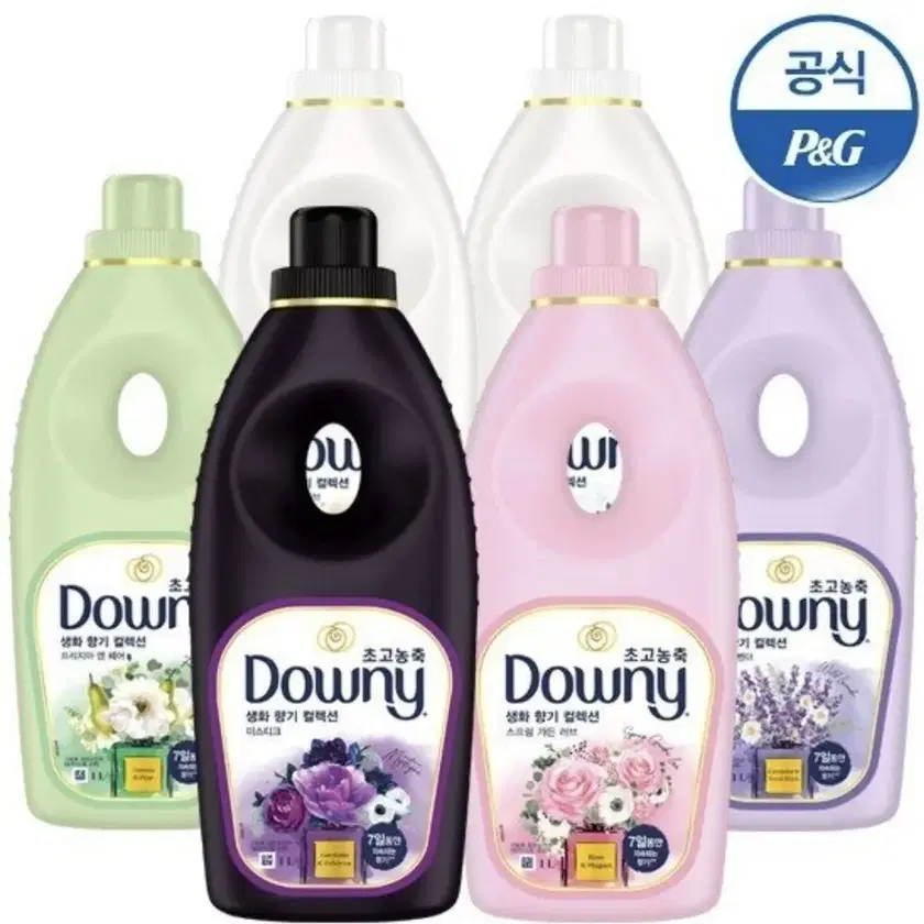 6 1L bottles of Downy Fresh Scent Collection fabric softener Downy ...