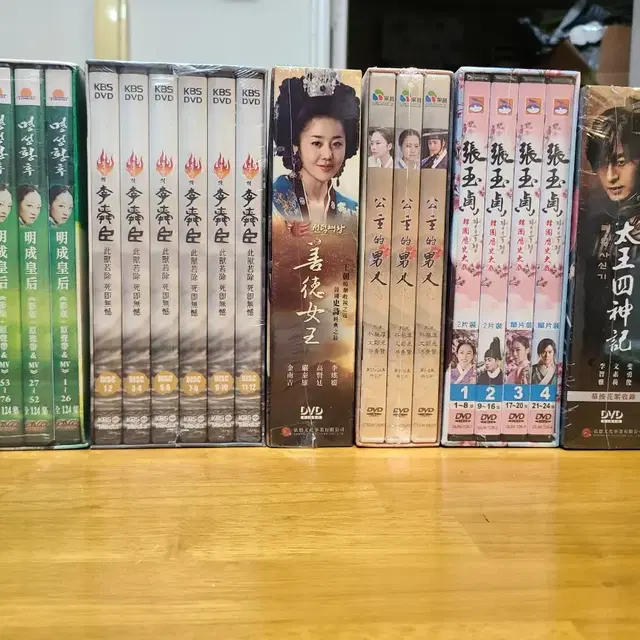 미개봉 DVD 드라마 이순신,선덕여왕,장옥정.개별가