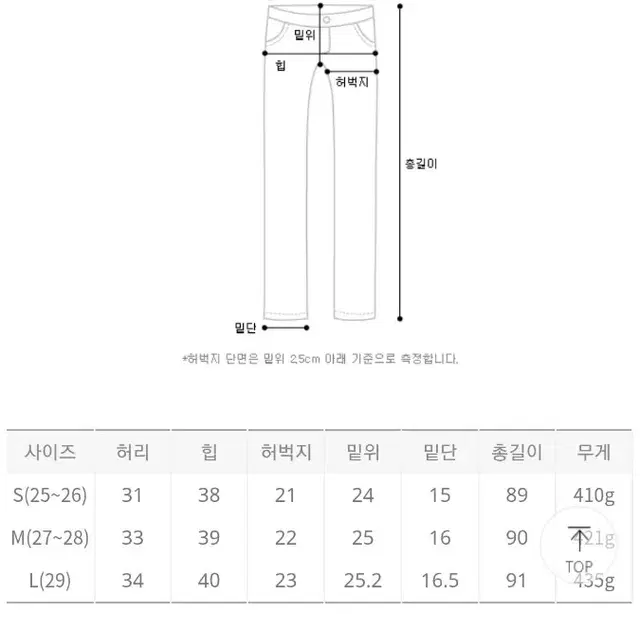 흑청 데님 s