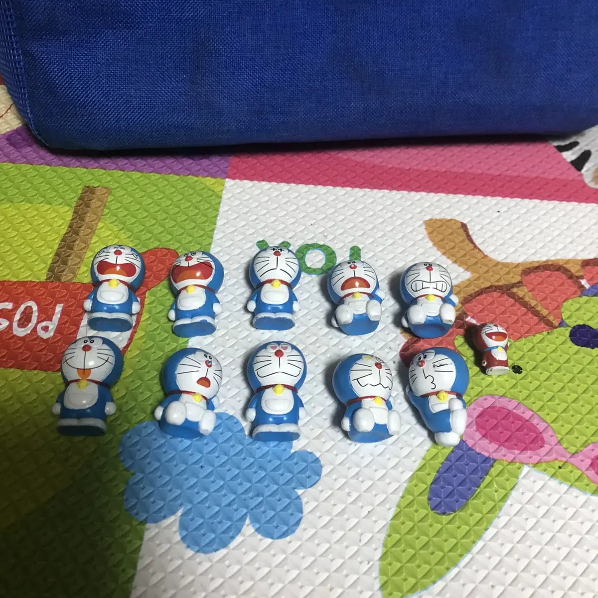 Bulk of authentic Minidoraemon figures purchased in Japan.