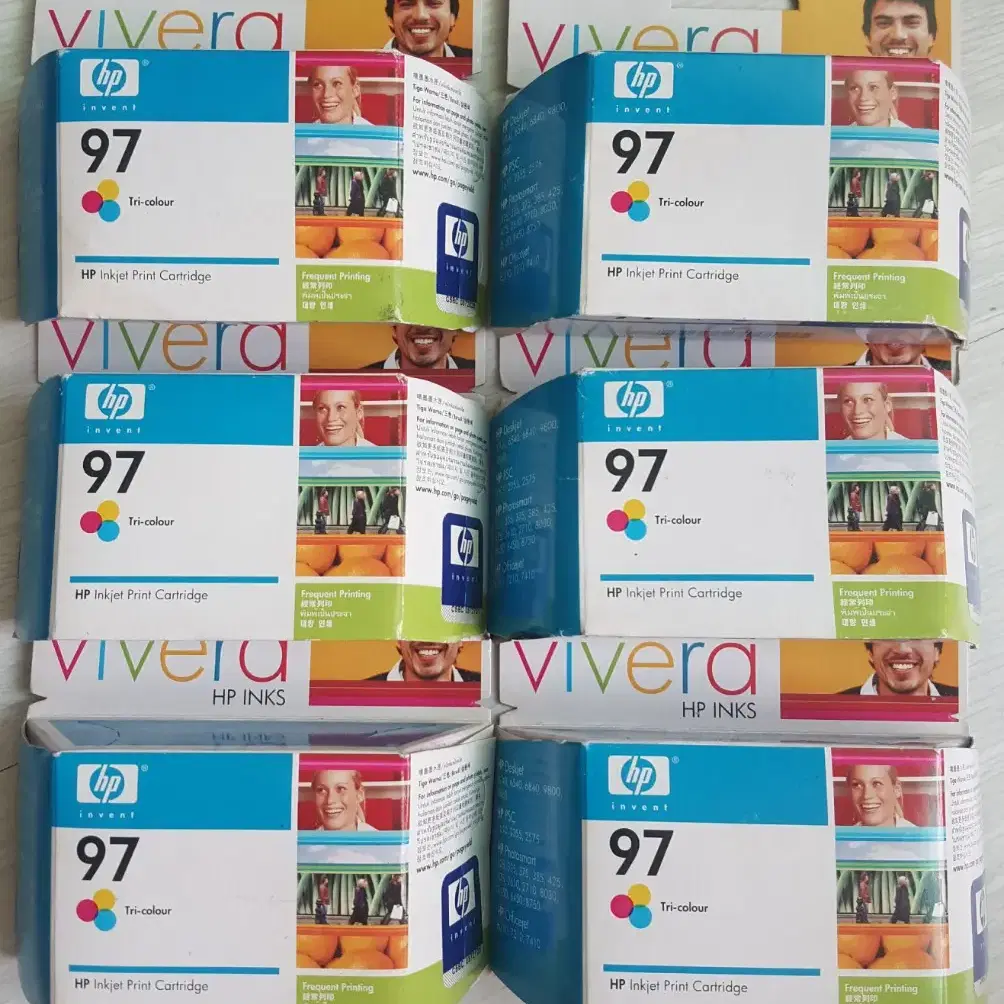 HP 97 비베라(VIVERA) C9363W 칼라 포토 잉크 카트리지