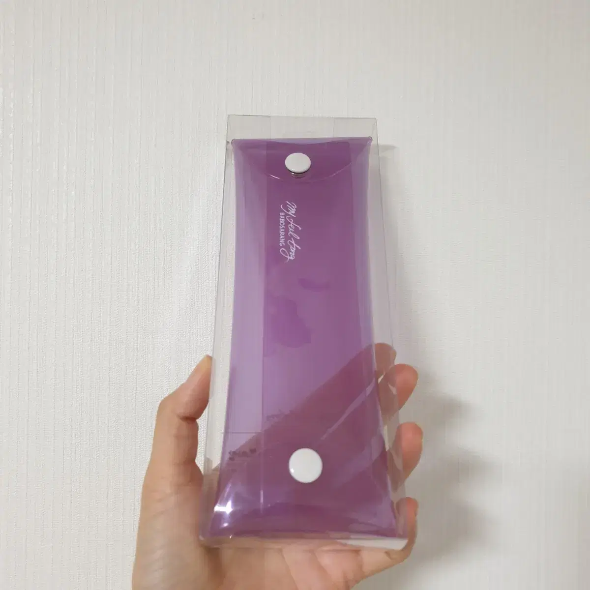 Transparent pencil case