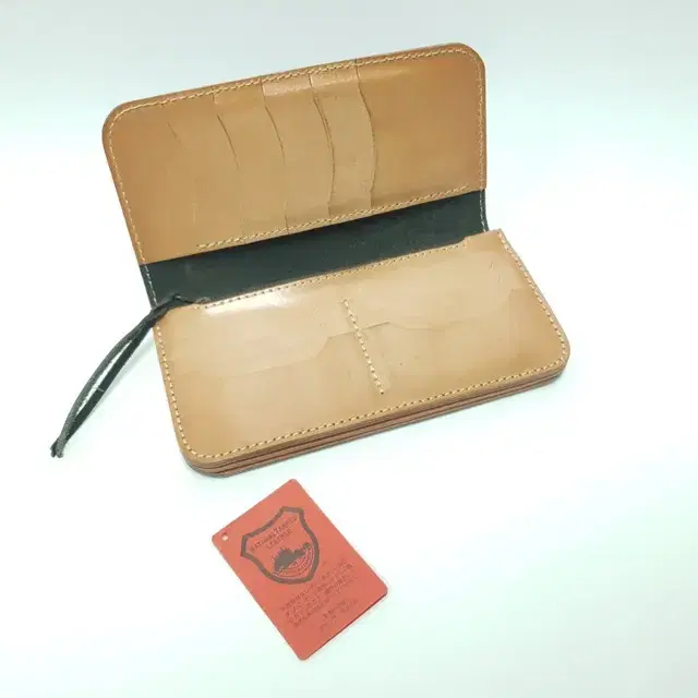 NATURAL TANNED LEATHER 내츄럴 통가죽 장지갑 B728