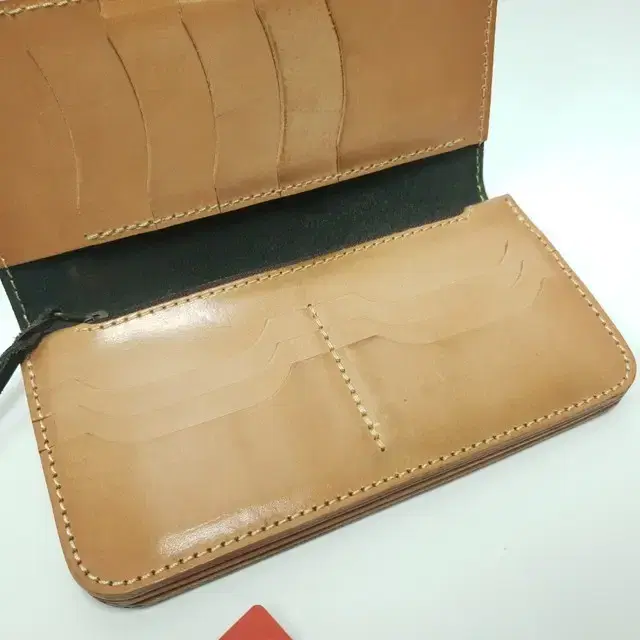 NATURAL TANNED LEATHER 내츄럴 통가죽 장지갑 B728