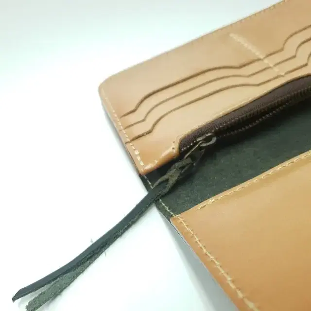 NATURAL TANNED LEATHER 내츄럴 통가죽 장지갑 B728