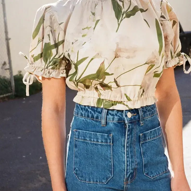 lisa says gah romi top floral s