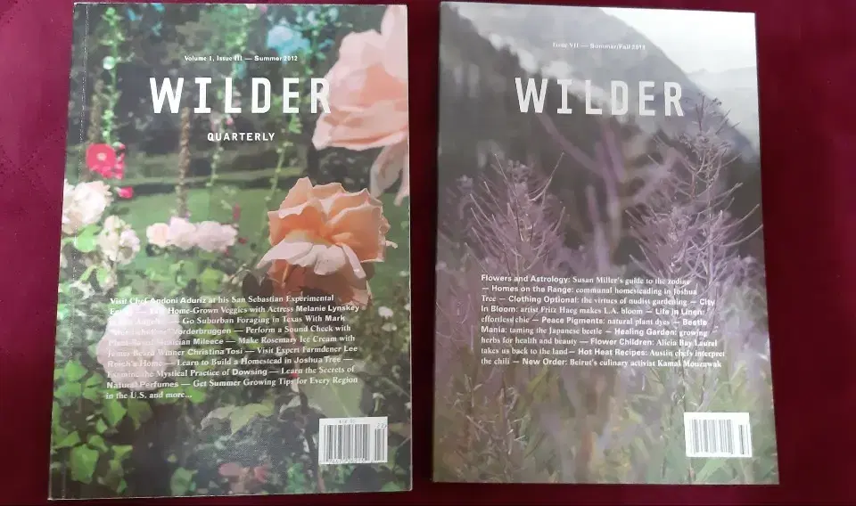 wilder quarterly  식물잡지 가드닝 정원