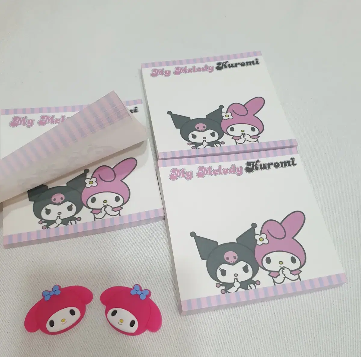 MyMelody Kuromi Mochi Memoji Notepad