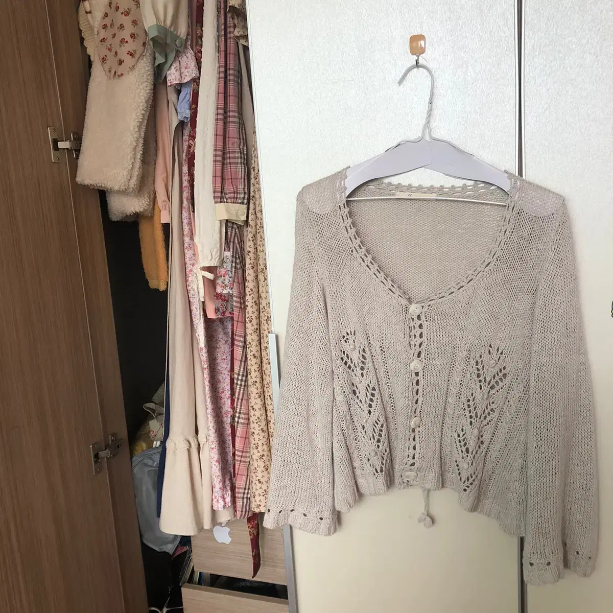 Vintage Mori Crochet Cardigan