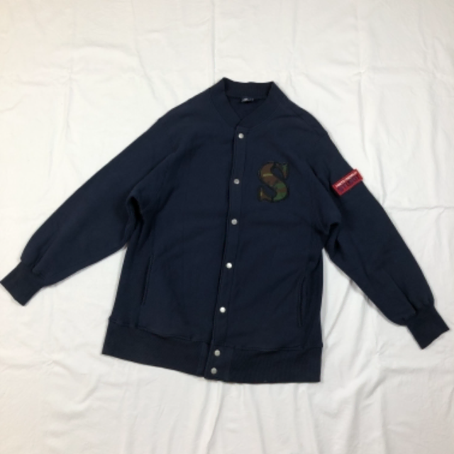 90s 스투시 stussy s 카모 로고 도쿄 프리미엄 스타디움 자켓