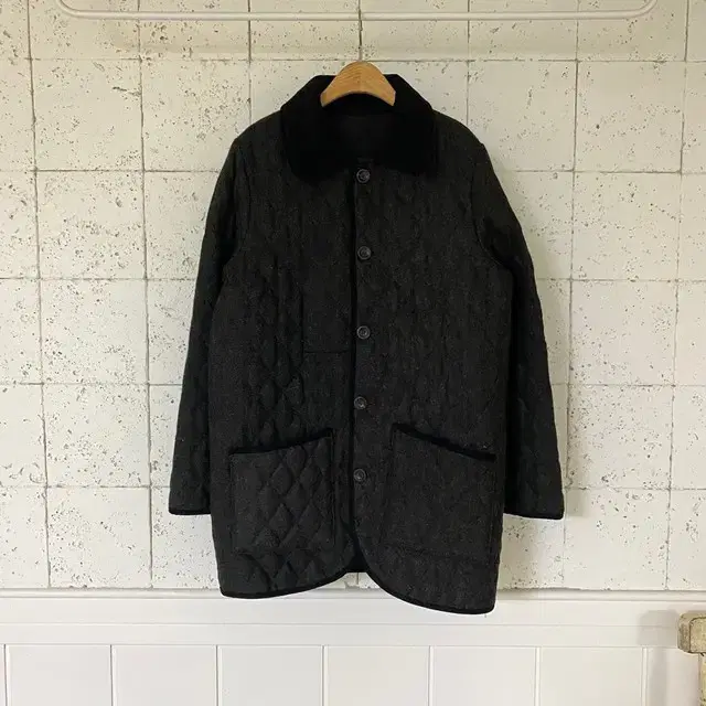 100 Wool Quilted Jacket