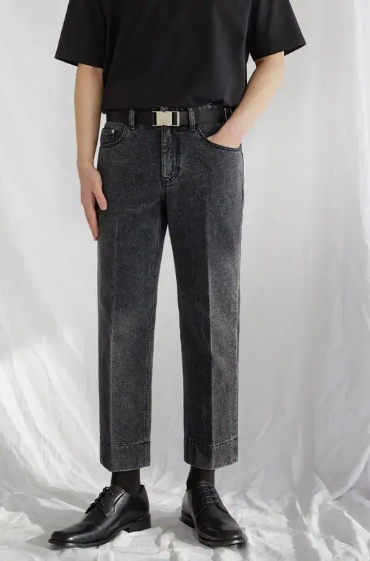 [M]Garment Worker Stitch Jeans/Tapered